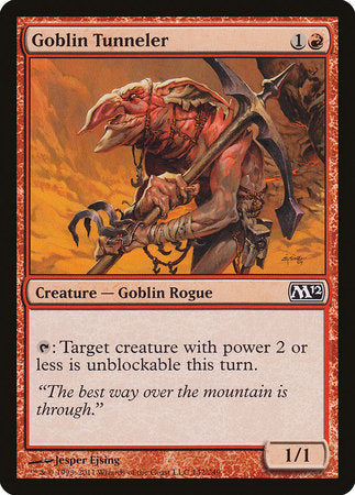 Goblin Tunneler [Magic 2012] | Cards and Coasters CA