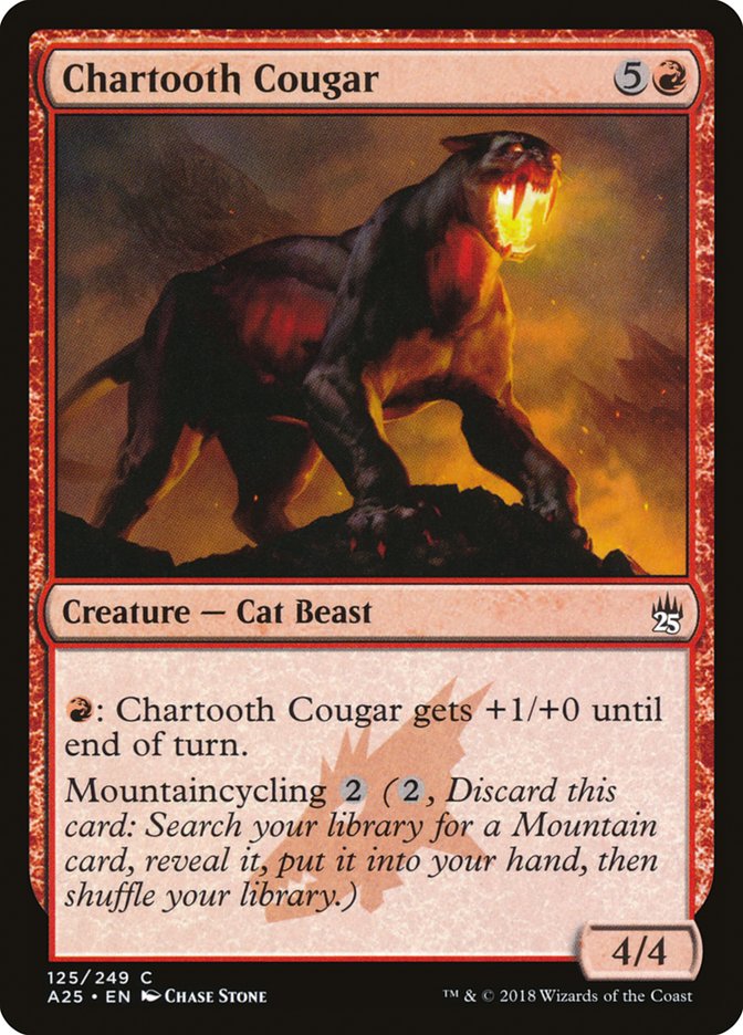 Chartooth Cougar [Masters 25] | Cards and Coasters CA