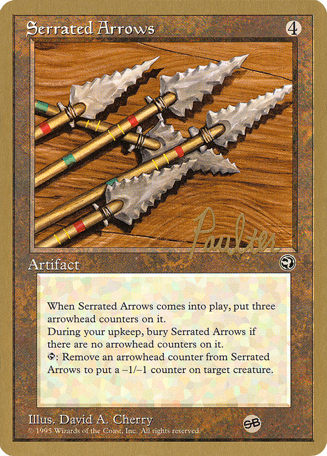 Serrated Arrows (Preston Poulter) (SB) [Pro Tour Collector Set] | Cards and Coasters CA