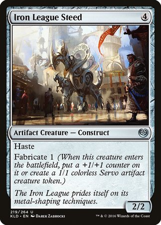 Iron League Steed [Kaladesh] | Cards and Coasters CA