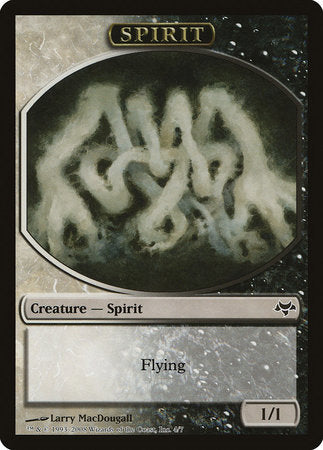 Spirit Token (Black/White) [Eventide Tokens] | Cards and Coasters CA