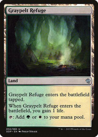 Graypelt Refuge [Duel Decks: Zendikar vs. Eldrazi] | Cards and Coasters CA