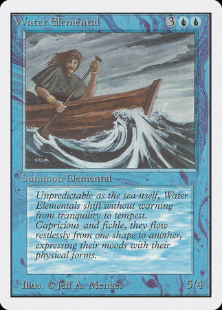 Water Elemental [Unlimited Edition] | Cards and Coasters CA