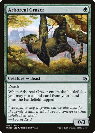 Arboreal Grazer [War of the Spark] | Cards and Coasters CA