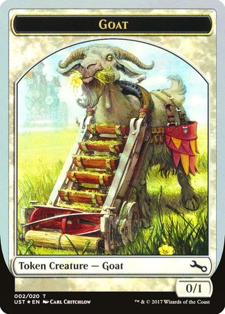 Goat Token [Unstable Tokens] | Cards and Coasters CA