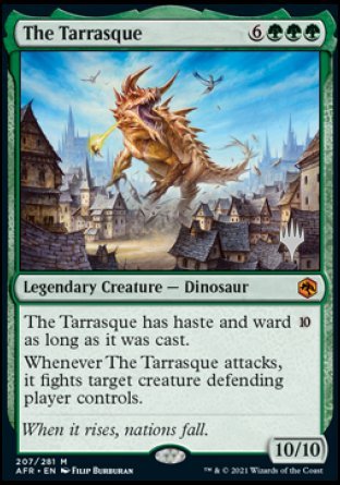 The Tarrasque (Promo Pack) [Dungeons & Dragons: Adventures in the Forgotten Realms Promos] | Cards and Coasters CA