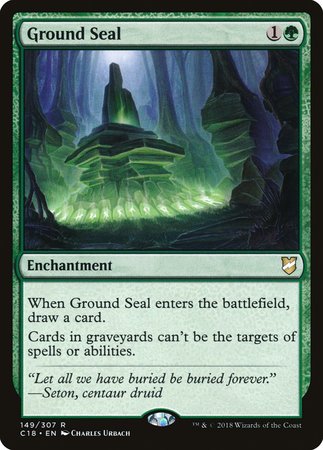 Ground Seal [Commander 2018] | Cards and Coasters CA