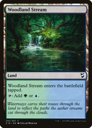 Woodland Stream [Commander 2018] | Cards and Coasters CA