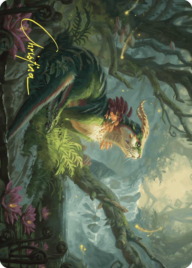 Elusive Otter Art Card (Gold-Stamped Signature) [Wilds of Eldraine Art Series] | Cards and Coasters CA