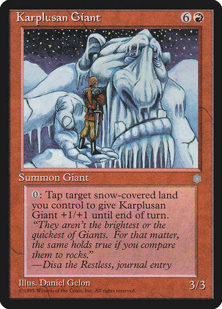 Karplusan Giant [Ice Age] | Cards and Coasters CA