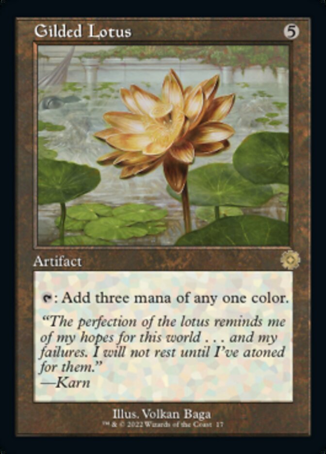 Gilded Lotus (Retro) [The Brothers' War Retro Artifacts] | Cards and Coasters CA