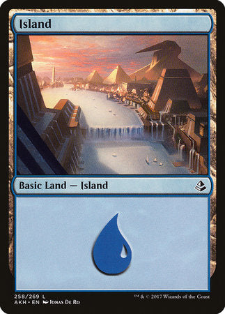 Island (258) [Amonkhet] | Cards and Coasters CA