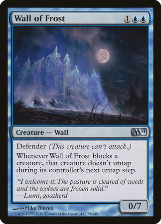 Wall of Frost [Magic 2011] | Cards and Coasters CA