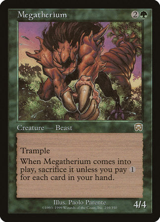 Megatherium [Mercadian Masques] | Cards and Coasters CA