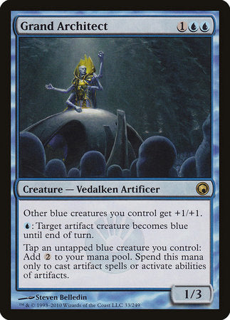Grand Architect [Scars of Mirrodin] | Cards and Coasters CA