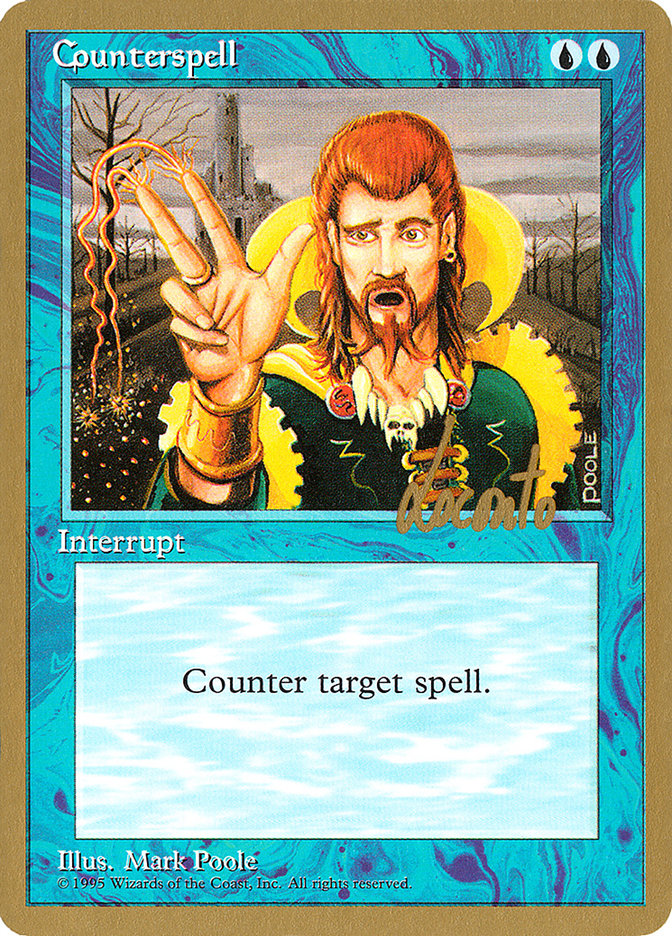 Counterspell (Michael Loconto) [Pro Tour Collector Set] | Cards and Coasters CA