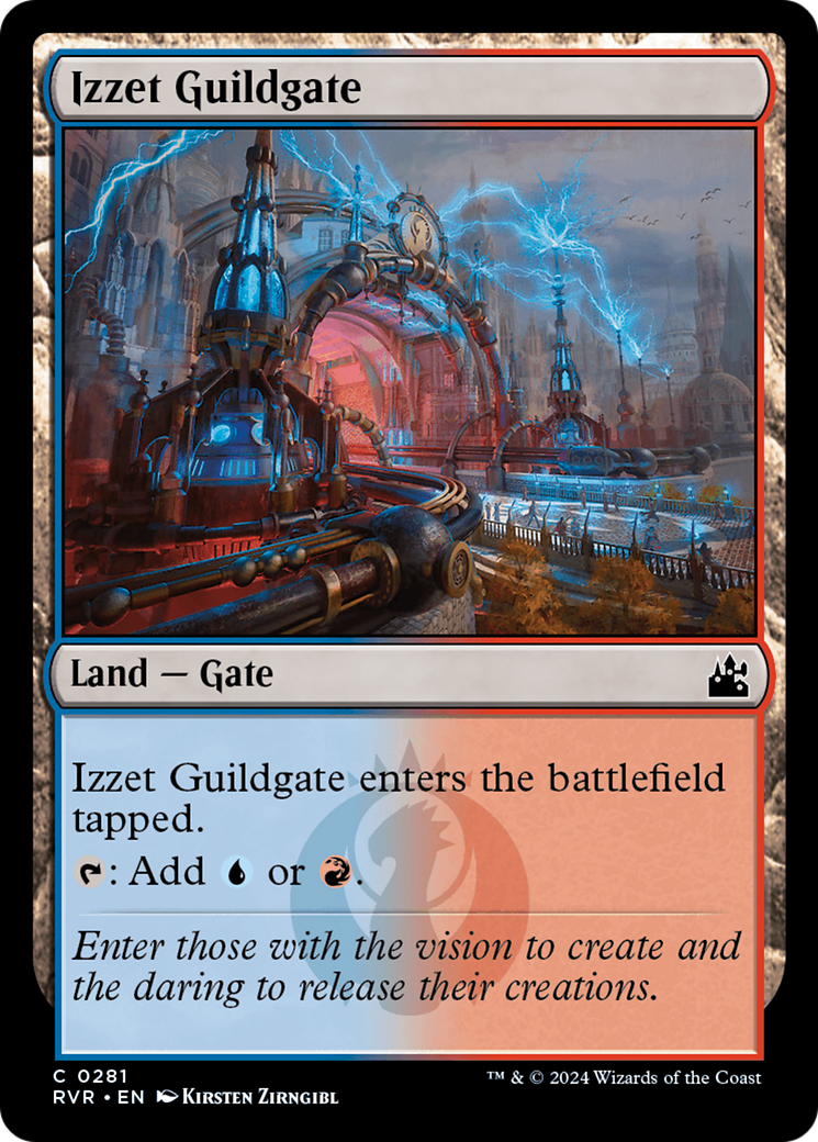 Izzet Guildgate [Ravnica Remastered] | Cards and Coasters CA