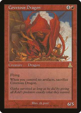 Covetous Dragon [Urza's Destiny] | Cards and Coasters CA