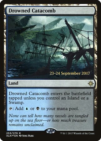 Drowned Catacomb [Ixalan Promos] | Cards and Coasters CA