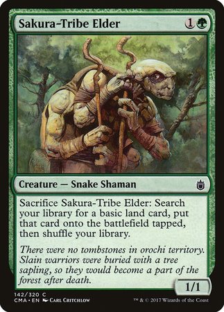 Sakura-Tribe Elder [Commander Anthology] | Cards and Coasters CA