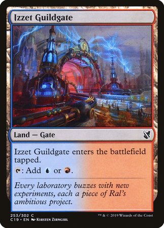 Izzet Guildgate [Commander 2019] | Cards and Coasters CA