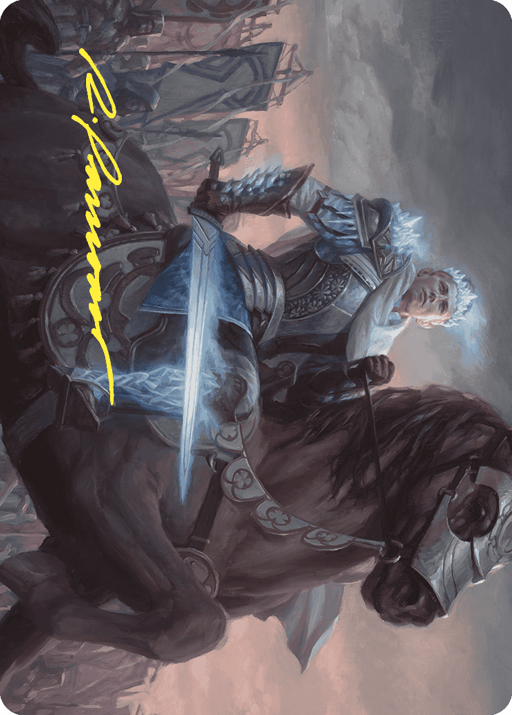 Will, Scion of Peace Art Card (Gold-Stamped Signature) [Wilds of Eldraine Art Series] | Cards and Coasters CA