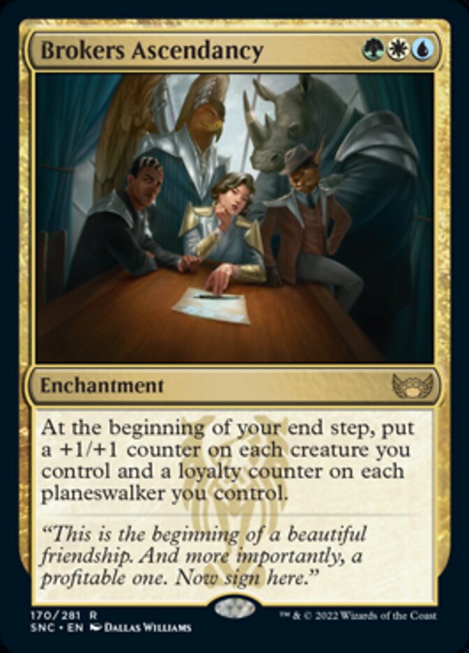 Brokers Ascendancy [Streets of New Capenna] | Cards and Coasters CA