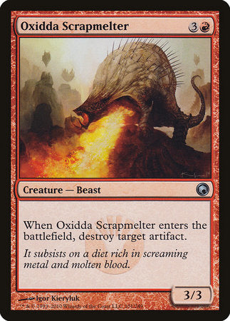 Oxidda Scrapmelter [Scars of Mirrodin] | Cards and Coasters CA