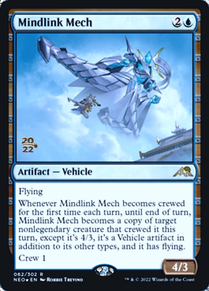 Mindlink Mech [Kamigawa: Neon Dynasty Prerelease Promos] | Cards and Coasters CA