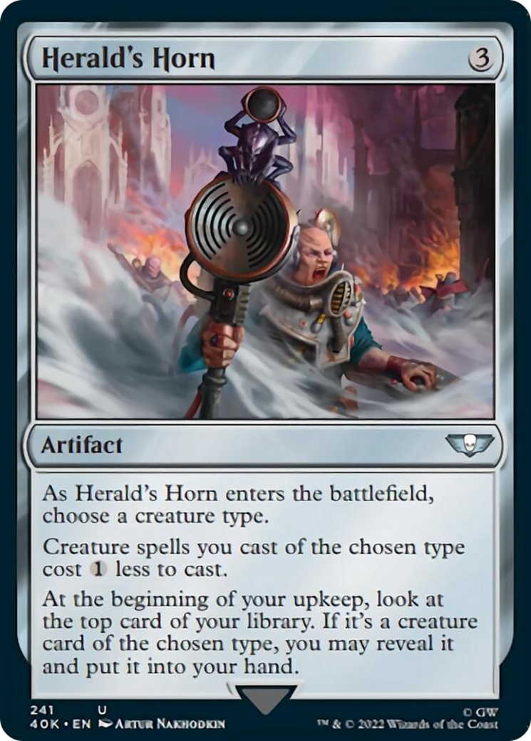 Herald's Horn [Universes Beyond: Warhammer 40,000] | Cards and Coasters CA