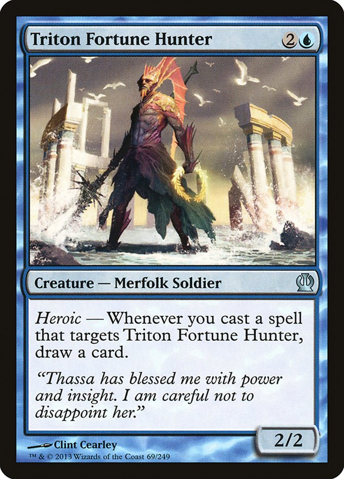 Triton Fortune Hunter [Theros] | Cards and Coasters CA