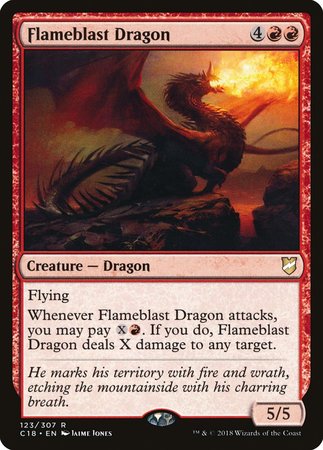 Flameblast Dragon [Commander 2018] | Cards and Coasters CA