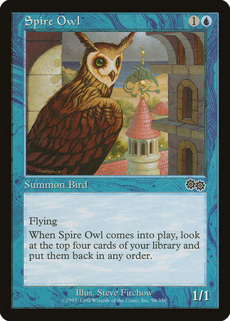 Spire Owl [Urza's Saga] | Cards and Coasters CA