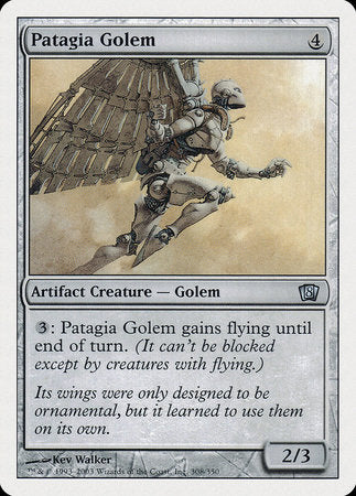 Patagia Golem [Eighth Edition] | Cards and Coasters CA