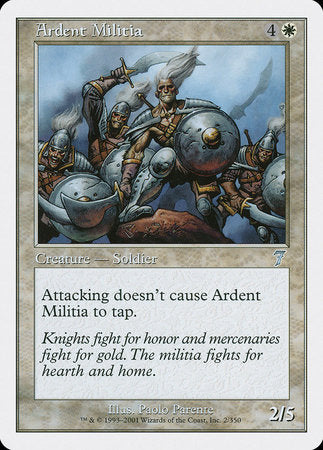 Ardent Militia [Seventh Edition] | Cards and Coasters CA