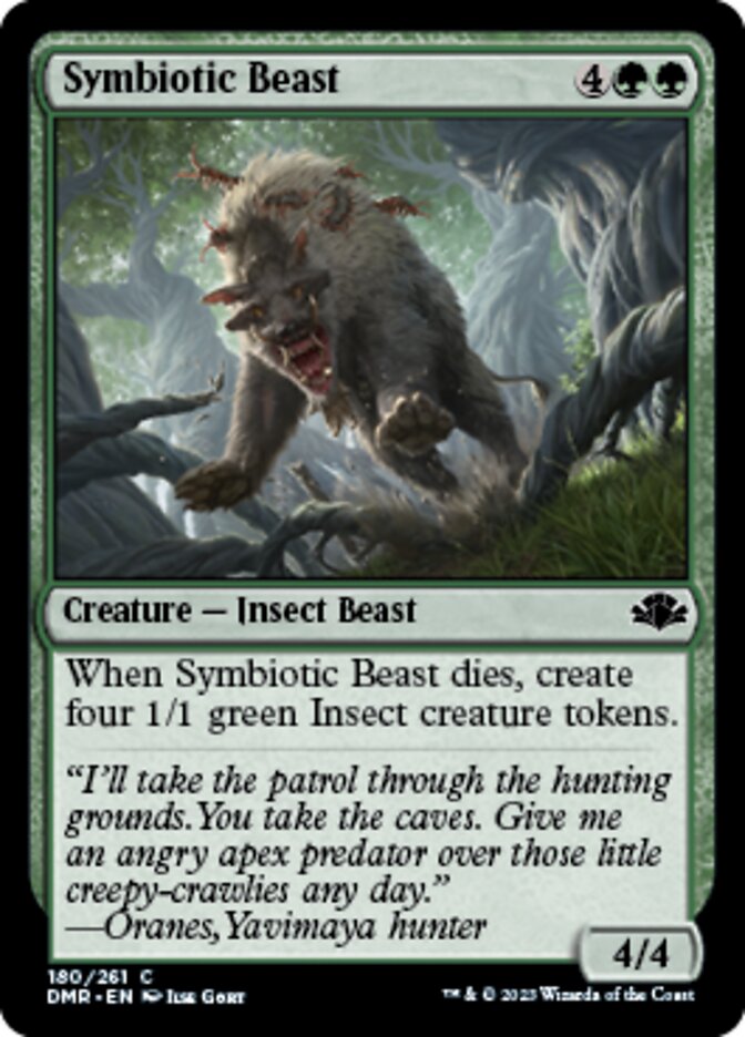 Symbiotic Beast [Dominaria Remastered] | Cards and Coasters CA