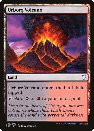 Urborg Volcano [Commander 2017] | Cards and Coasters CA