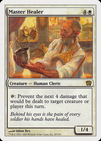 Master Healer [Ninth Edition] | Cards and Coasters CA