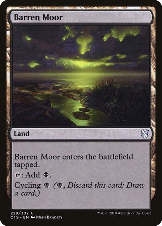 Barren Moor [Commander 2019] | Cards and Coasters CA