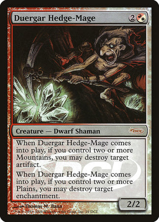 Duergar Hedge-Mage [Gateway 2008] | Cards and Coasters CA