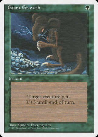 Giant Growth [Fourth Edition] | Cards and Coasters CA