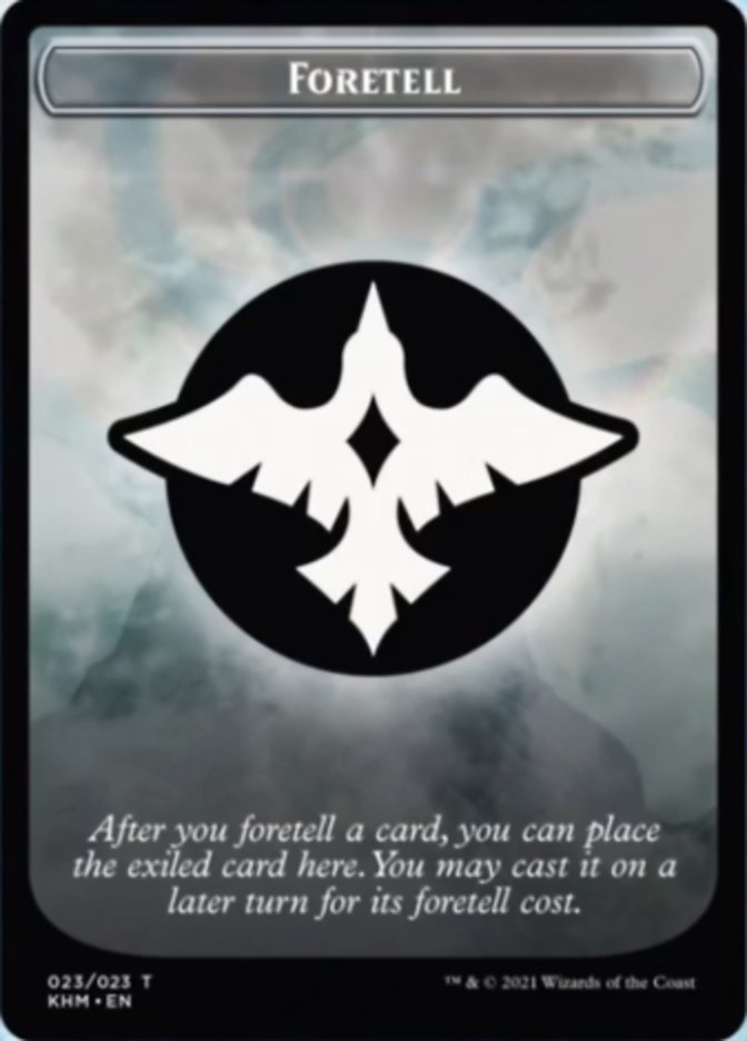 Foretell [Kaldheim Tokens] | Cards and Coasters CA