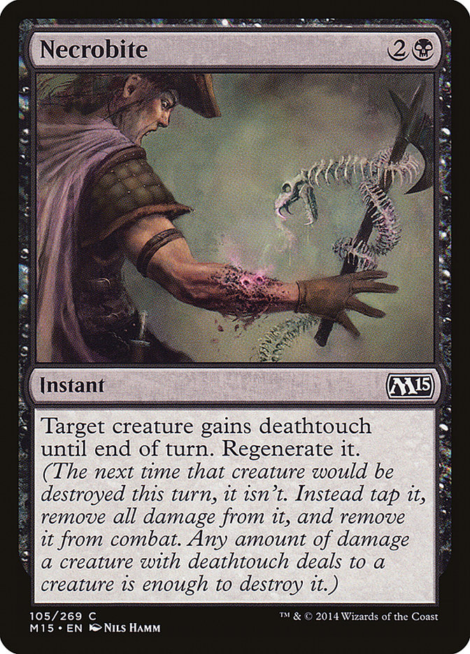 Necrobite [Magic 2015] | Cards and Coasters CA