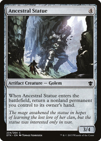 Ancestral Statue [Dragons of Tarkir] | Cards and Coasters CA