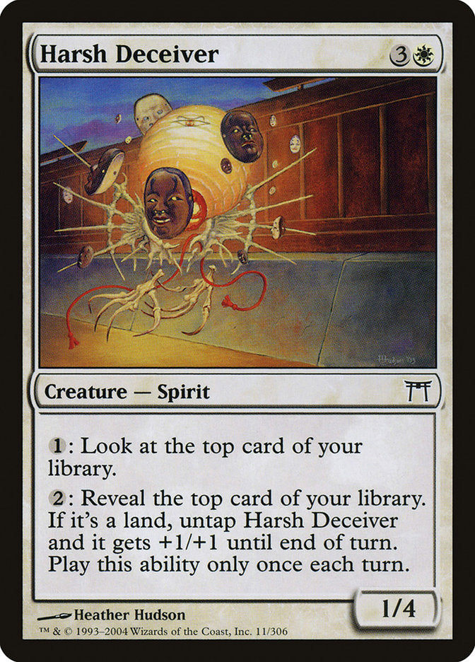 Harsh Deceiver [Champions of Kamigawa] | Cards and Coasters CA