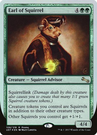 Earl of Squirrel [Unstable Promos] | Cards and Coasters CA