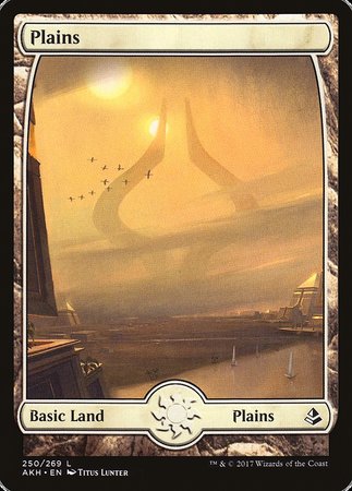 Plains (250) - Full Art [Amonkhet] | Cards and Coasters CA