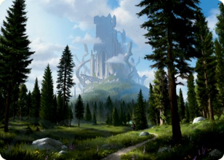 Forest (278) Art Card [Dungeons & Dragons: Adventures in the Forgotten Realms Art Series] | Cards and Coasters CA