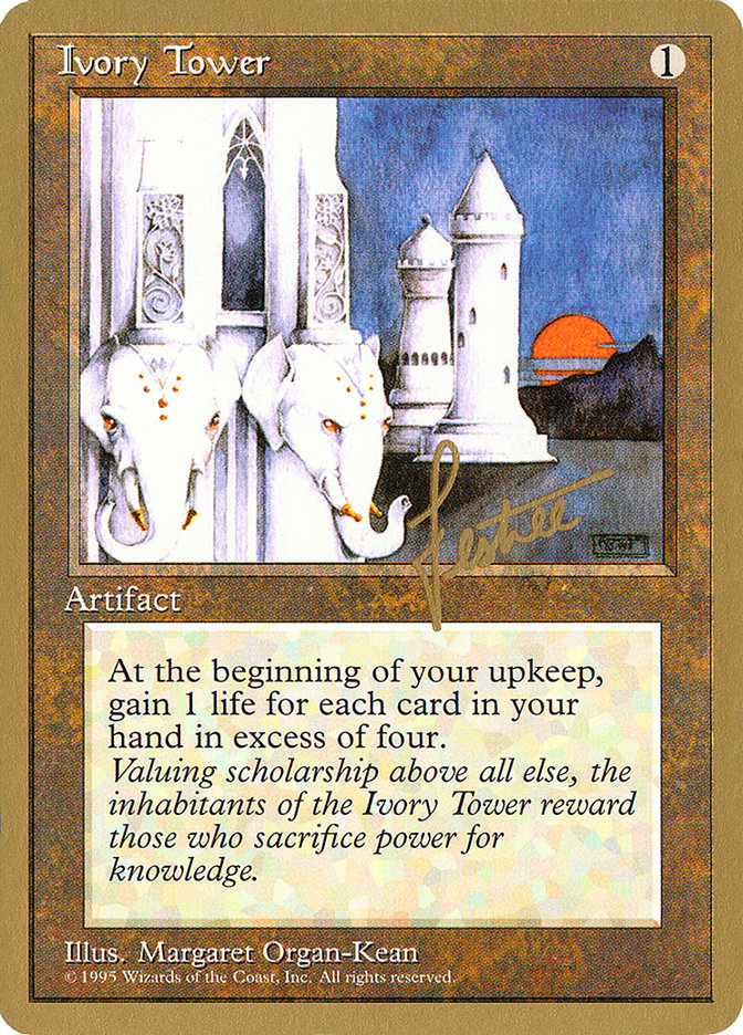 Ivory Tower (Bertrand Lestree) [Pro Tour Collector Set] | Cards and Coasters CA