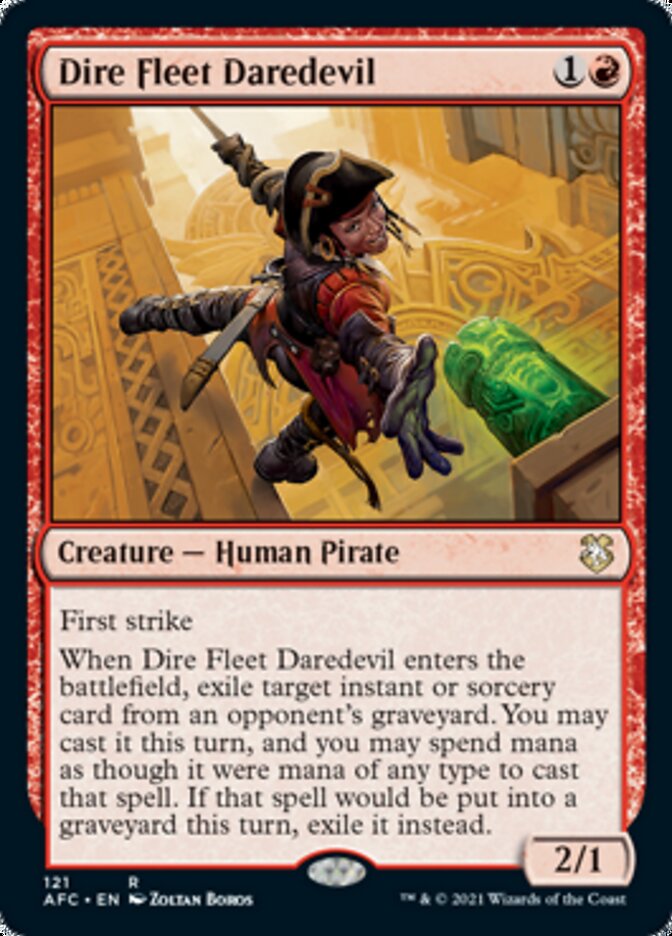 Dire Fleet Daredevil [Dungeons & Dragons: Adventures in the Forgotten Realms Commander] | Cards and Coasters CA